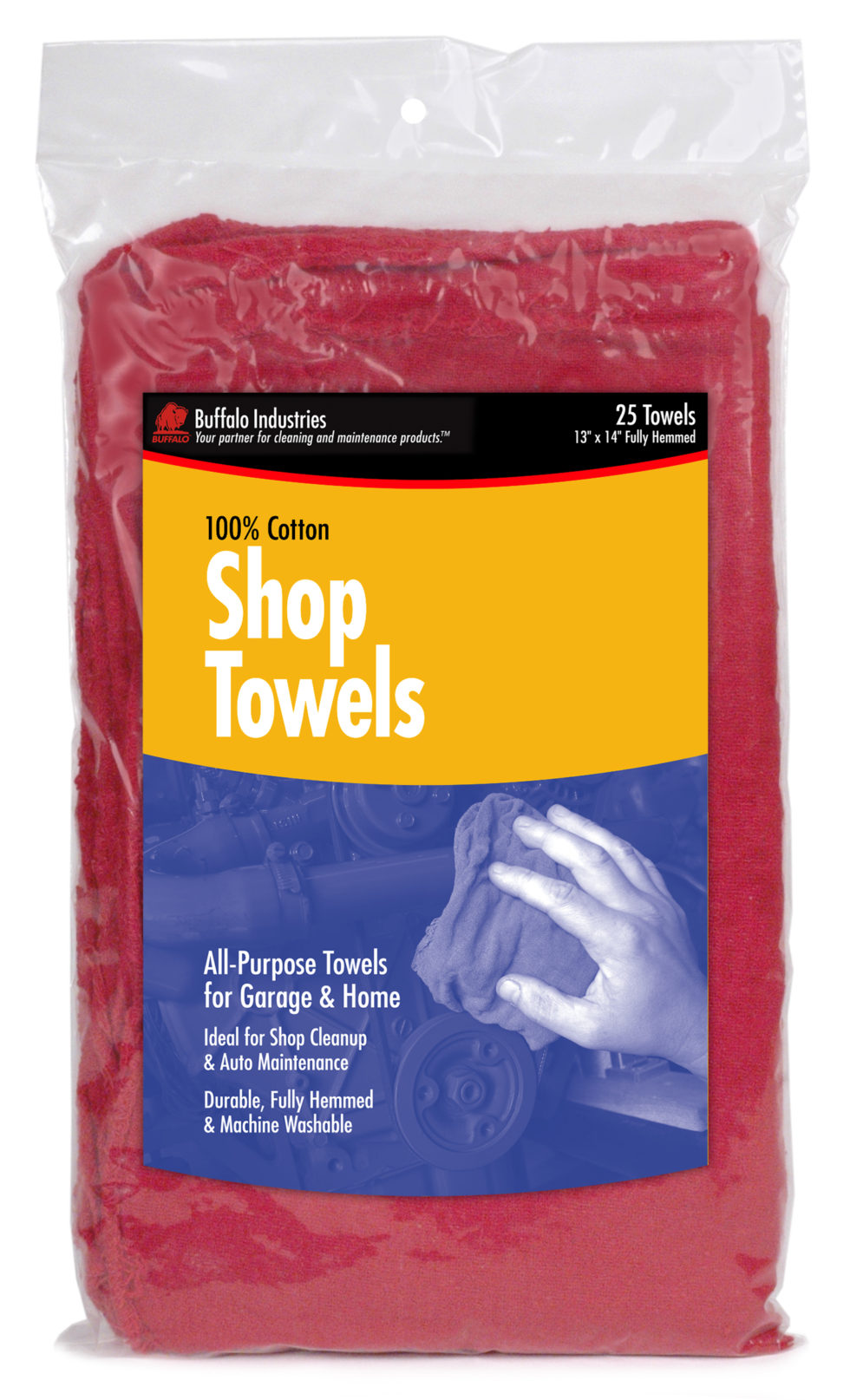 Shop Towels – Red | Buffalo Industries LLC